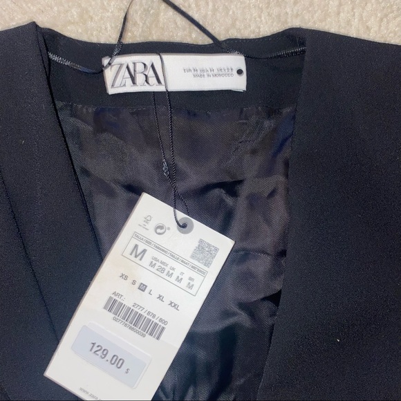 Zara black draped dress - Picture 11 of 15